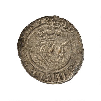 Henry VIII, second coinage, half groat, (1533-1544) York Archb. Thomas Cranmer; CRMCH 1992.05