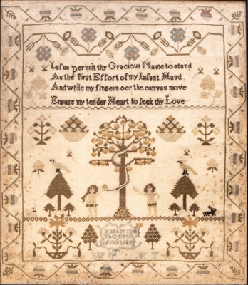 Needlework Sampler; early 19th century; CRMCH.2011.016