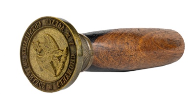 Seal Matrix of French Consular Agency, Cromarty; CRMCH 1992.18