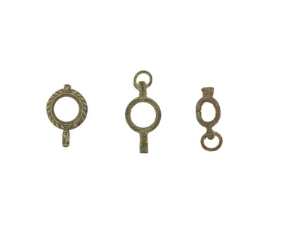 3 watch keys; CRMCH 1990.11