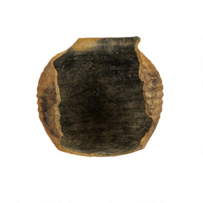 Part pot (late Medieval 17th C?) from Gardener's home [holme?]; CRMCH.1992.93