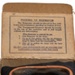 WWII gas mask in original packaging; CRMCH.1997.01