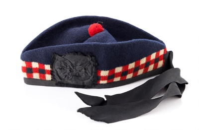 Glengarry Military Cap; WW2; CRMCH.2013.011; CRMCH 2013.011
