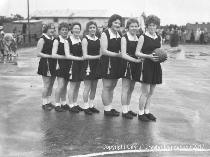 Women's Basketball Team; Graham Southam; 1960; 10.624.01 eHive