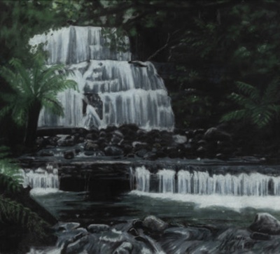 Water Over Rocks; Malzard, Taryn