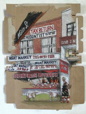 Main Street, Meat Market; Rush, Peter; 2020; BCC RUH 004