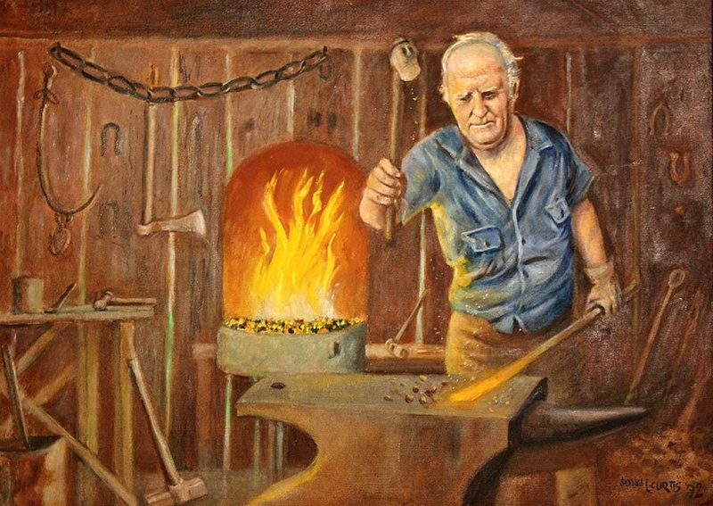Blacksmith; Curtis, John Leslie; 1992; BCC CTS 003