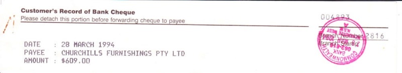 Personal Papers - Customer Record from Commonwealth Bank ...