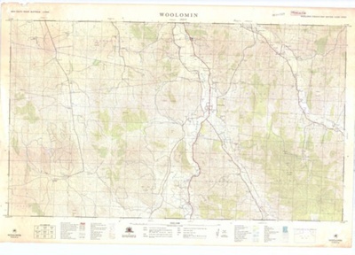 Map of Woolomin, Trigonometrical survey of NSW, 1973; 1973; OB220387