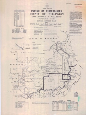 Map of Parish of Currarra County of Wellington, 1937; 1937; OB220382