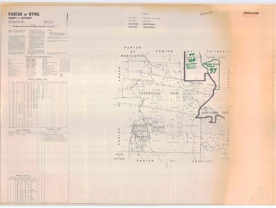 Map of Parish of Byng, 1971; 1971; OB220372