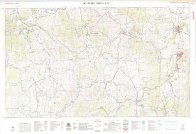 Rylstone Topographic Map; Commonwealth Government Printer; 1979; OB220351