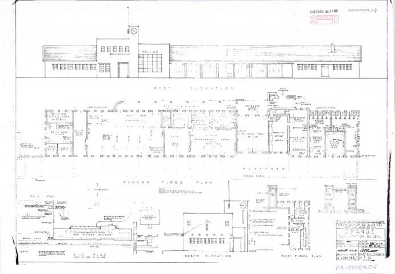 Site plan of Station Building Orange; Department of Railways N.S.W.; 27 ...