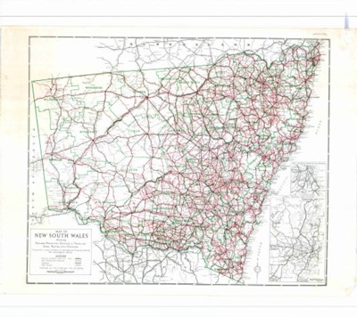 Map of New South Wales; M.E.C. Robinson Pty. Ltd.; OB220394