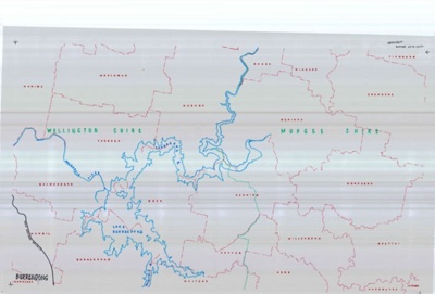 Tracing of Lake Burrendong & District; OB220362