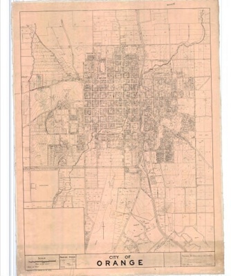 Map of Orange c. 1950's; H.E.C. Robinson Pty. Ltd.; OB220388