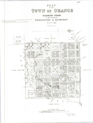 Plan of the Town of Orange; OB220392