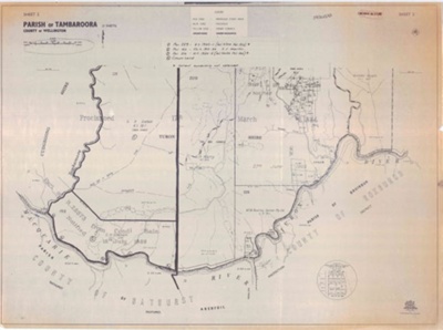 Map of Tambaroora
County of Wellington
; OB220373