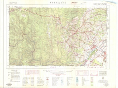 Trigonometrical Survey Map of Kurrajong, c. 1969; OB220384