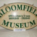 Museum sign 'Bloomfield Museum'; Bloomfield Hospital Signwriters; c1950; BC2015/320