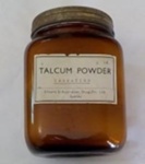 Glass jar with talcum powder; Elliotts & Australian Drug Pty Ltd; c1950; BC2015/133