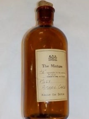 Brown medicine bottle - Mist Ammon Carb; unknown; BC2015/138