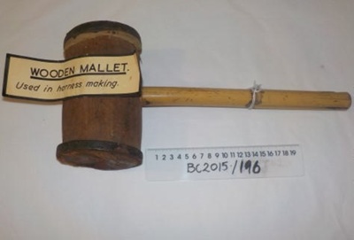 Wooden Mallet (Maul); unknown; c1960; BC2015/196