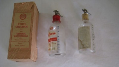 Ethyl Chloride Bottles; Woolwich Elliott; BC2015/102:1-3