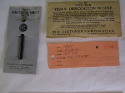 Tissue Desiccation Needle; Birtcher Corporation; Post 1945; BC2015/67