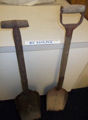 Two Shovels; Tulloch; c1940's; BC2016/62