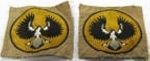 Army patches of Piping Shriek Bird; c. 1949; OWM2015/29