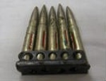 7.62mm Drill Rounds - Clip of 5; OWM2015/33