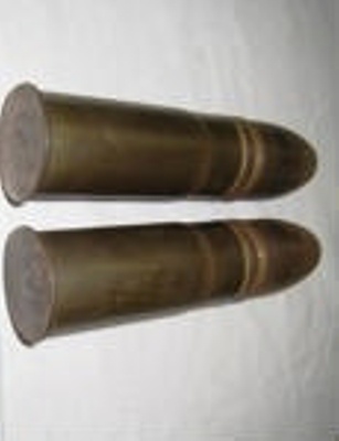 Artillery shells; c 1918; OWM2015/31:1-2