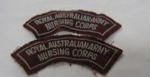 Nurse Shoulder Corps Badges - Pair; Australian Armed Forces; c 1940; OWM2015/28