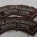 Nurse Shoulder Corps Badges - Pair; Australian Armed Forces; c 1940; OWM2015/28