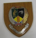 Military plaque - 4 RAR/NZ (ANZAC) SVN 1968-1969; NAAFI; c.1970; OWM2015/92