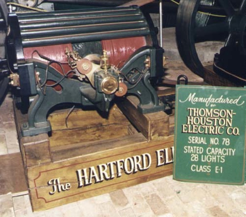 Thomson Incandescent Dynamo, 1883; ThomsonHouston Electric Company