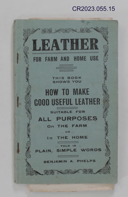 Booklet, Leather For Farm And Home Use