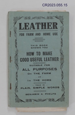 Booklet, Leather For Farm And Home Use image item