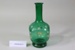 Victorian green glass vase; Unknown maker; Unknown; CR2008.008.15