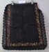 Black embroidered apron; Unknown; Unknown; CR2019.027.5