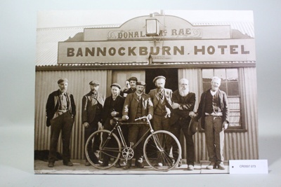 Mounted display photograph, Bannockburn Hotel; Unknown; Unkown; CR2007.073