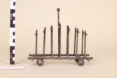 Toast rack; Unknown maker; Unknown; CR1977.130