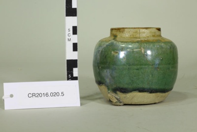 Chinese vegetable pickle jar; Unknown maker; Unknown; CR2016.020.5