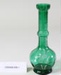 Victorian green glass bud vase; Unknown maker; Unknown; CR2008.008.1