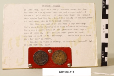 Coins, two pennies; Mint; Unknown; CR1980.114