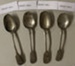 Four Tablespoons ; John Gilbert; William Page & Co; circa late 1800's; CR1977.120 