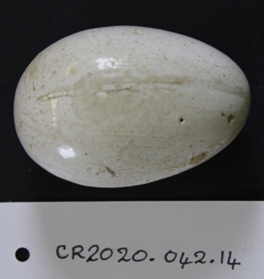 Artificial nest egg; Unknown maker; Unknown; CR2020.042.14