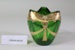 Art nouveau green glass vase; Unknown maker; Unknown; CR2008.008.29