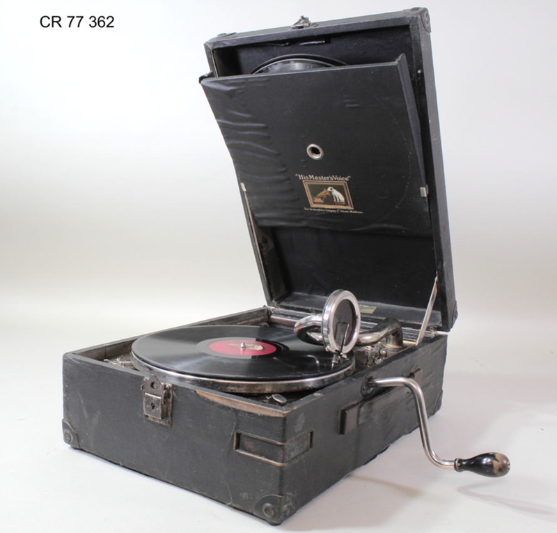 HMV Model 101 portable tabletop gramophone